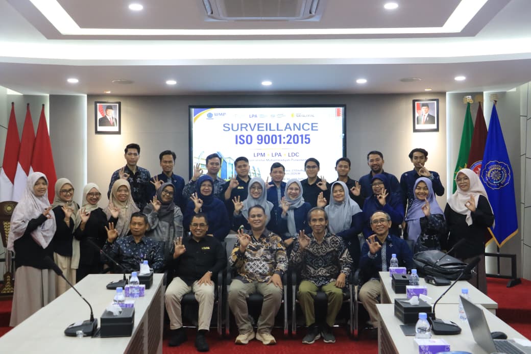 UMP Gelar Surveillance ISO 9001:2015, Perkuat Komitmen Peningkatan Mutu Layanan